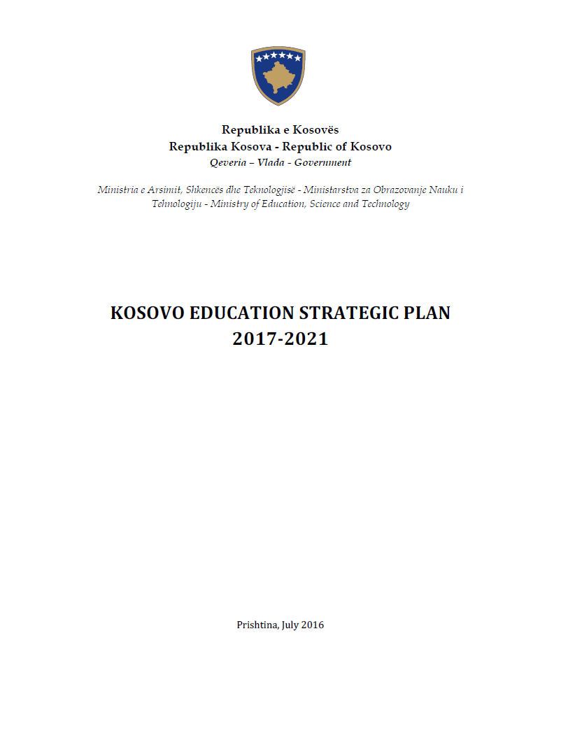 kosovo education strategic plan
